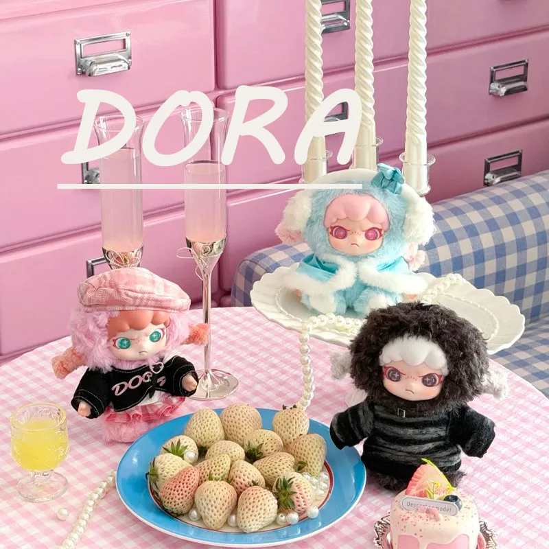 

DORA Fantasy Cocktails Series ABS Plush Blind Box Backpack Charm Trendy Cute Bag Decoration Mysterious Surprise Blind Box Gifts
