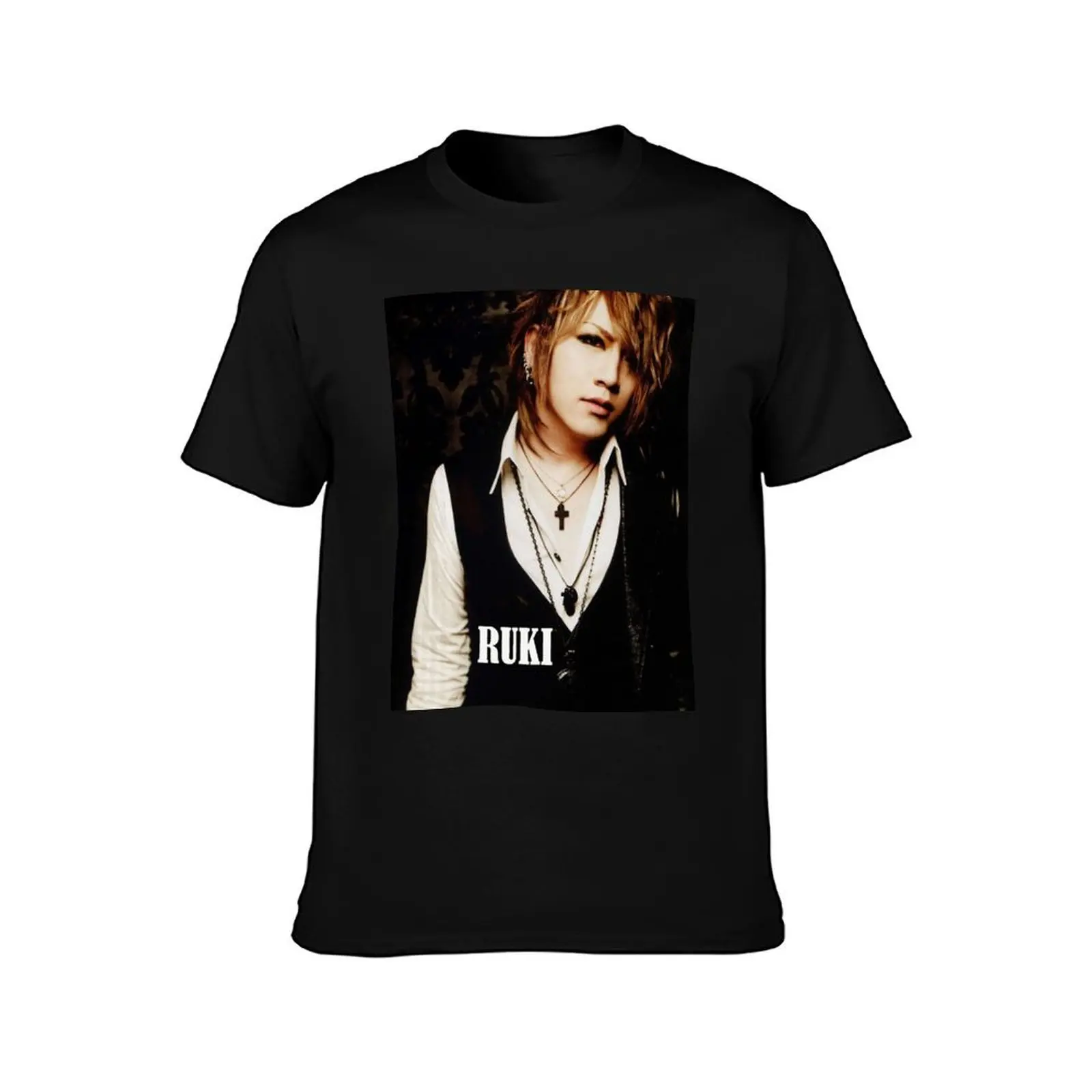 ruki gazette T-Shirt Summer Casual Cotton Tee Oversized Streetwear Tops Vintage Graphic Print Loose Fit Short Sleeve