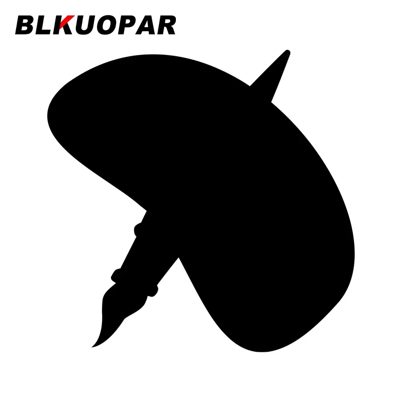 BLKUOPAR for Paintbrush Image Artist Pallet Car Stickers Waterproof Fashionable Decals Windshield Windows Decor Car Goods
