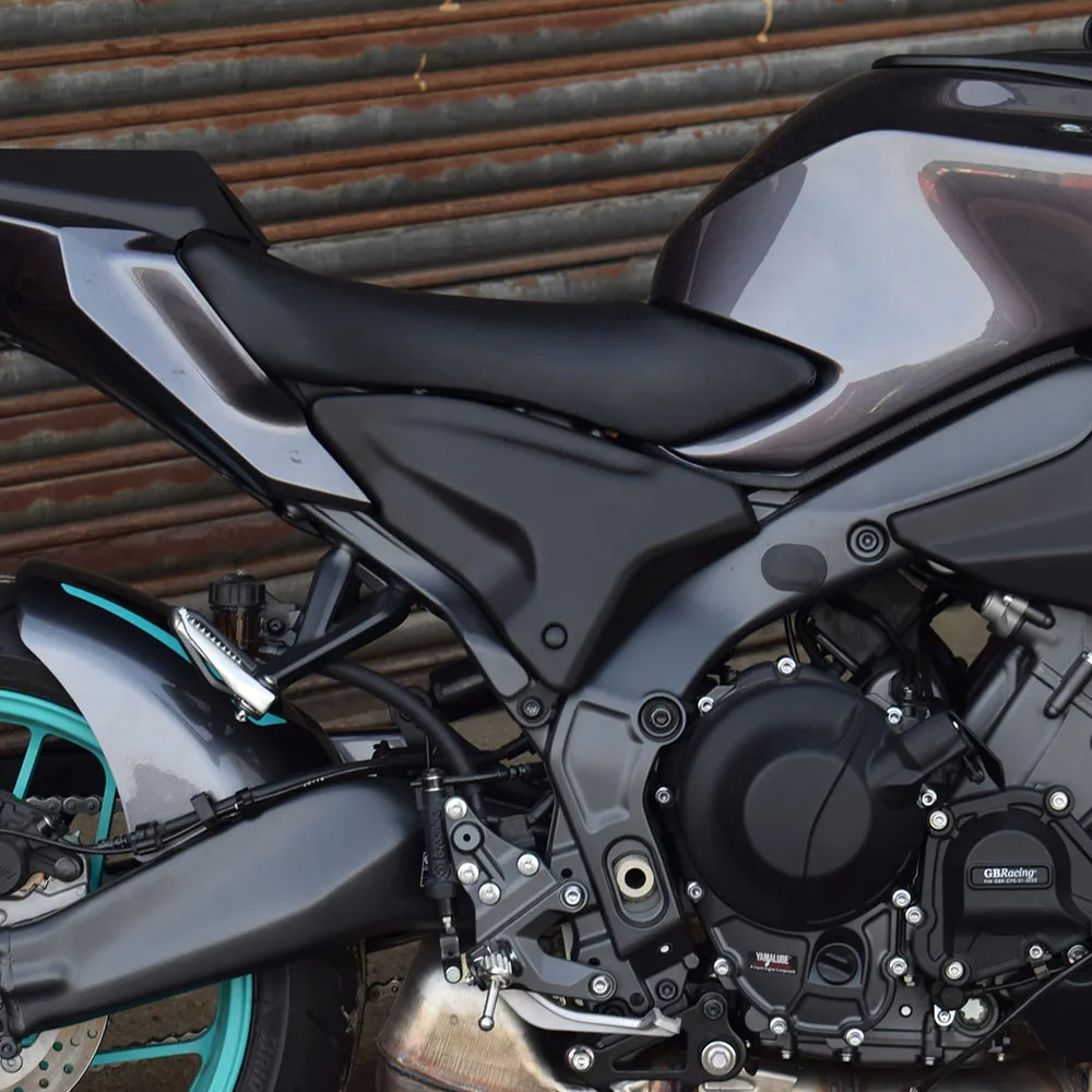 لياماها MT-09 MT-09 SP 2024-UPMotorcycle الخلفية/الجبهة إنفيل لوحات جانبية يغطي الإطار الجانبي لوحة الحرس حامي هدية غطاء #4