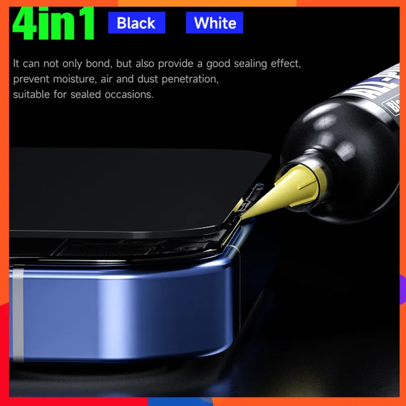 

Многофункциональный клей MECHANIC G7 4-в-1, черный и белый, быстросохнущий, УФ-стойкий, для ремонта телефонов и проектов DIY