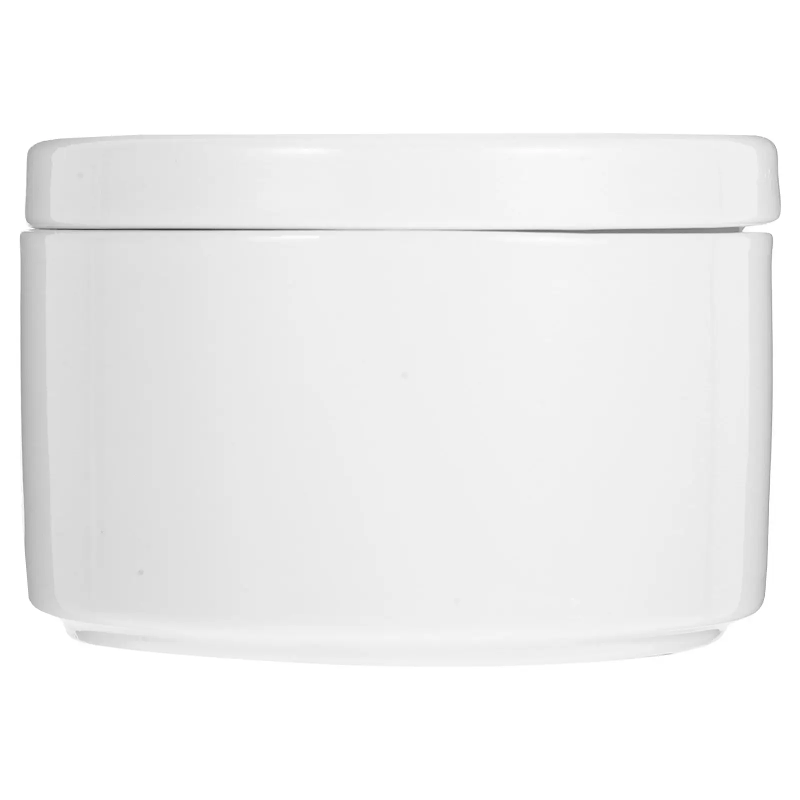 

Ceramic Jewelry Box White Smooth Surface Jewelry Organizer Ring Earrings Storage Case Bedside Display Box Round Earrings Case