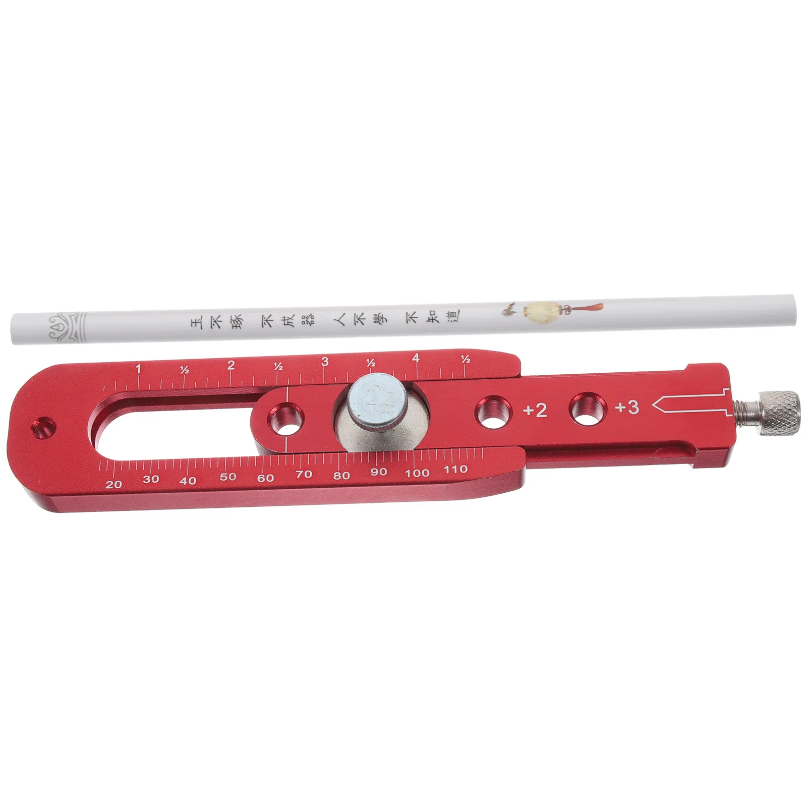 أداة قابلة للتعديل بوصلة النجارة مع موازين شفافة لتخطيطات الدائرة الدقيقة والخط الهندسي