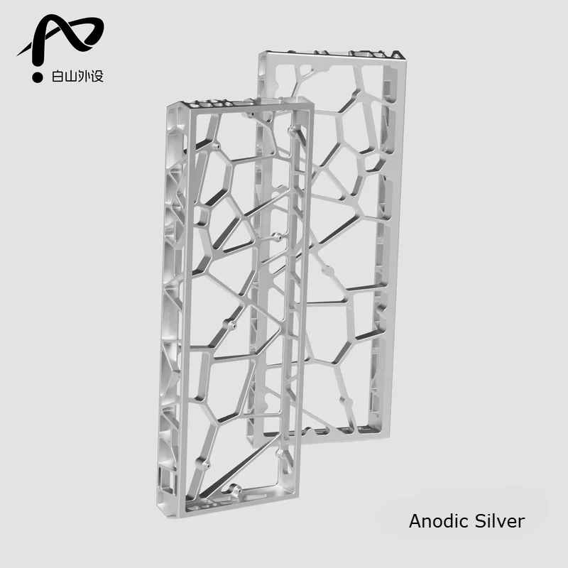 SU60 Mad 60he GH60 Hollow Aluminum Keyboard Shell 60% Keys Layouts Keyboard Case For Wooting 60he Rakka GT60 Keyboard Gamer Gift