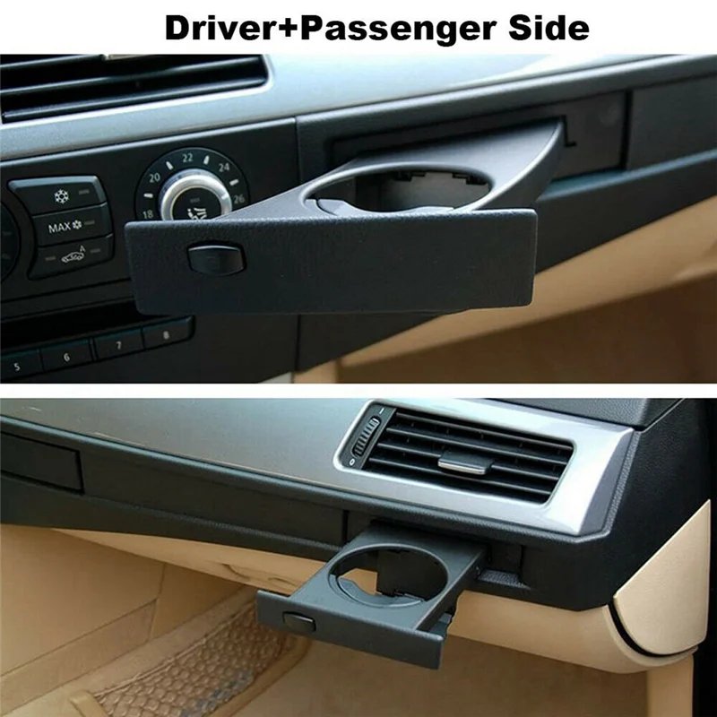 

51459125622 51459125626 Water Cup Holder Side Cup Holder Driver Passenger Car For BMW 5 Series E60 E61 M5 530I 2004-2010 Parts
