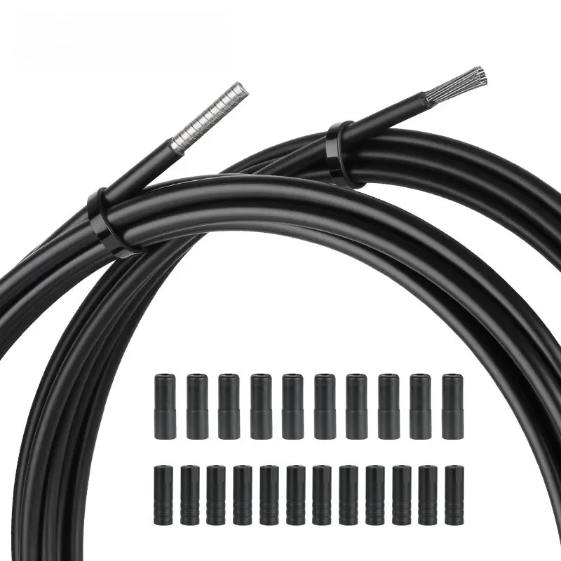 1set 3M Derailleur Cable Housing 3 Layer with PTFE Inner Greased for Smooth Control Includes 10 Caps