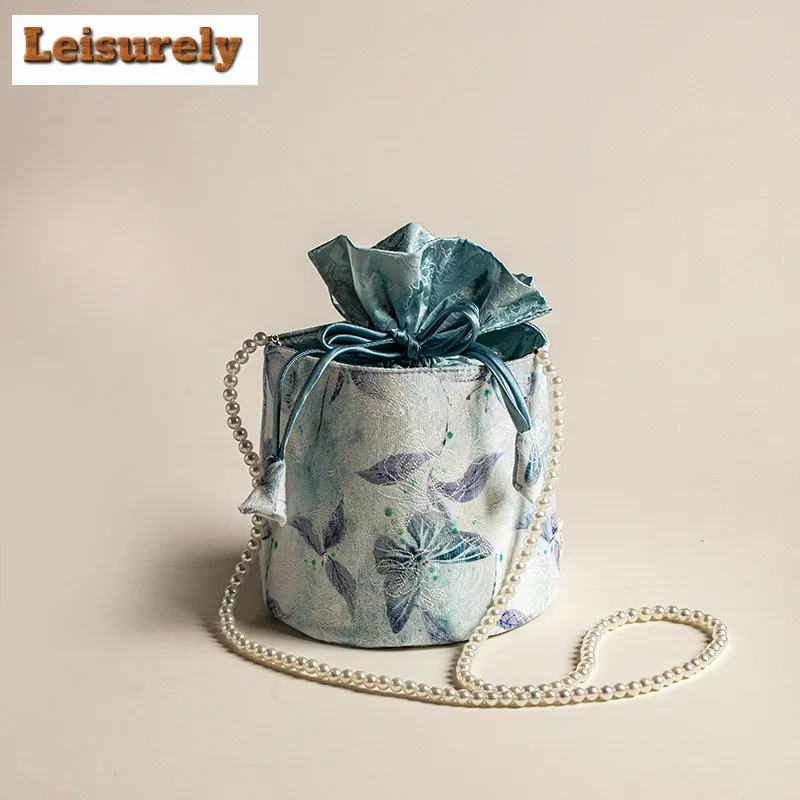 

Синяя бабочка на шнурке, тканевая чайная сумка, элегантный чайный уютный для чайника, ручная сумка, дорожный чайный сервиз, сумка, китайский чайный сервиз