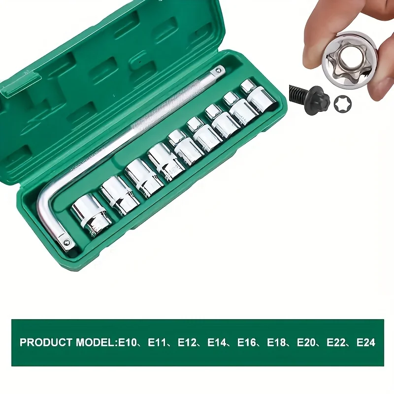 AIRAJ Socket Wrench Set Car Repair Tool Ratchet Torque Wrench Combo Tools Auto Repairing Tool Spanner Wrench Hand Tools