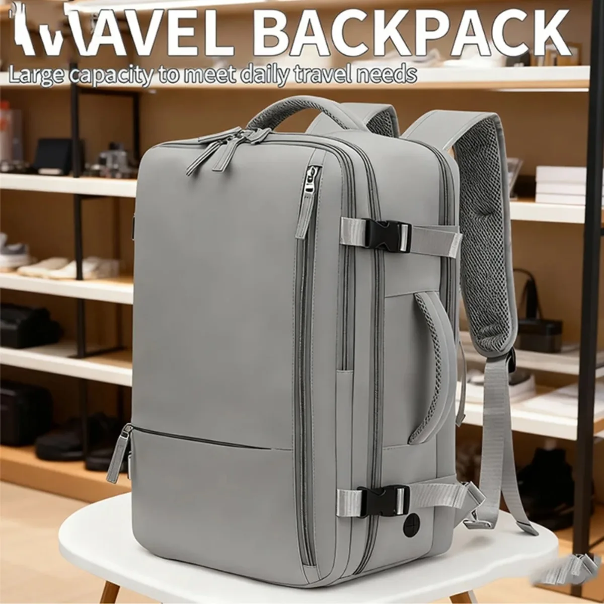 

Многофункциональный туристический рюкзак большой вместимости (30 л) с разделением на сухую и влажную зоны для коротких поездок