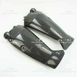 Motorcycle Carbon Upper Front Air Intake Cooler Cover Fairing Air Duct Cover For YAMAHA YZF R1 R1 2009 2010 2011 2012 2013 2014