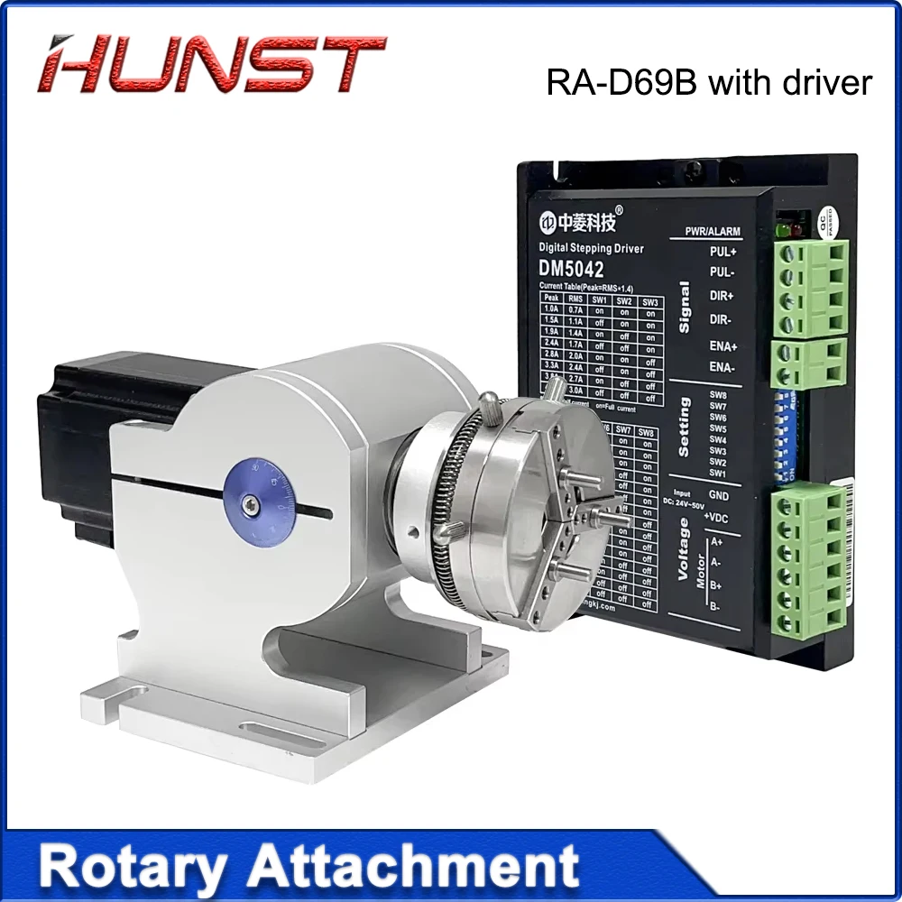 HUNST آلة الحفر بالليزر جهاز دوار محور دوار D69/D80 آلة الحفر الملحقات الدورية