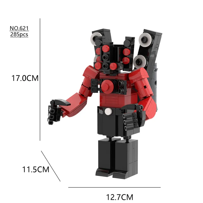 Skibidi Toilet Man vs. Monitor bloque de construcción, juguete para niños, caliente, nuevo