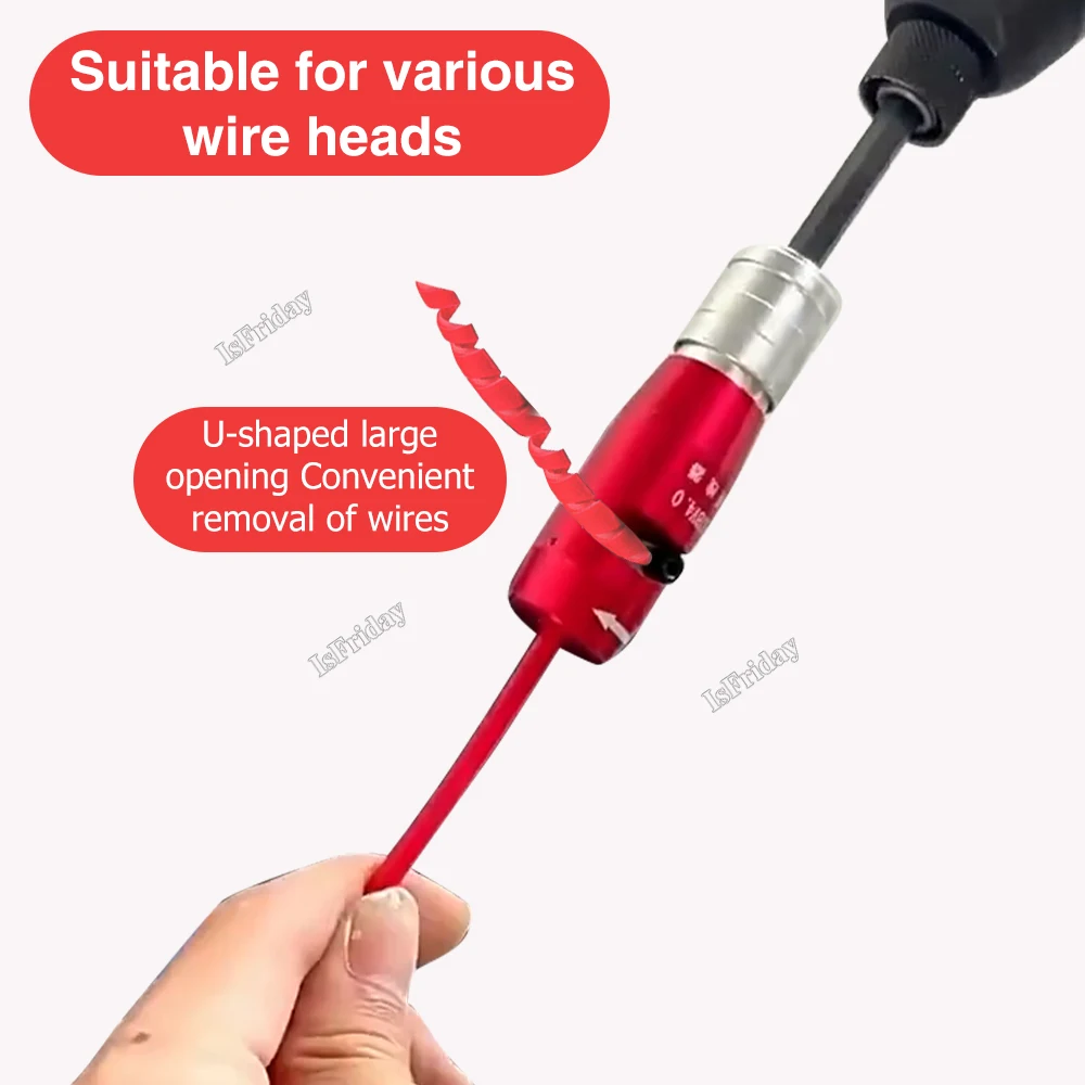 Electric Wire Stripper Electrician Automatic Fast Stripping Wire Rotating Stripping Of Wires Home Mounted Electric Wire Splitter