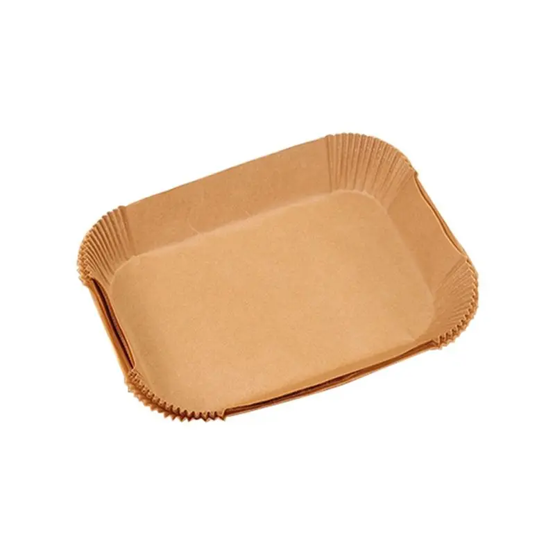 HRBAJ-200 Pcs Foodi Airfryer Kitchen Cooking Accessories Rectangular Air Fryer Paper Special Disposable Bakeware For Ninja