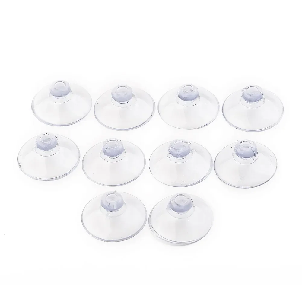 10pcs Clear Sucker Rubber Suction Cups Mushroom Head Silicone Powerful Suction Cup Wall Hook Kitchen Bathroom Glass Home Decor