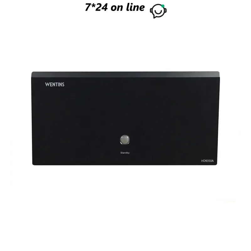 W-013 WENTINS HD9350A 9 channels per channel 350W home theater power amplifier 220V/ 50Hz 4-16 ohms