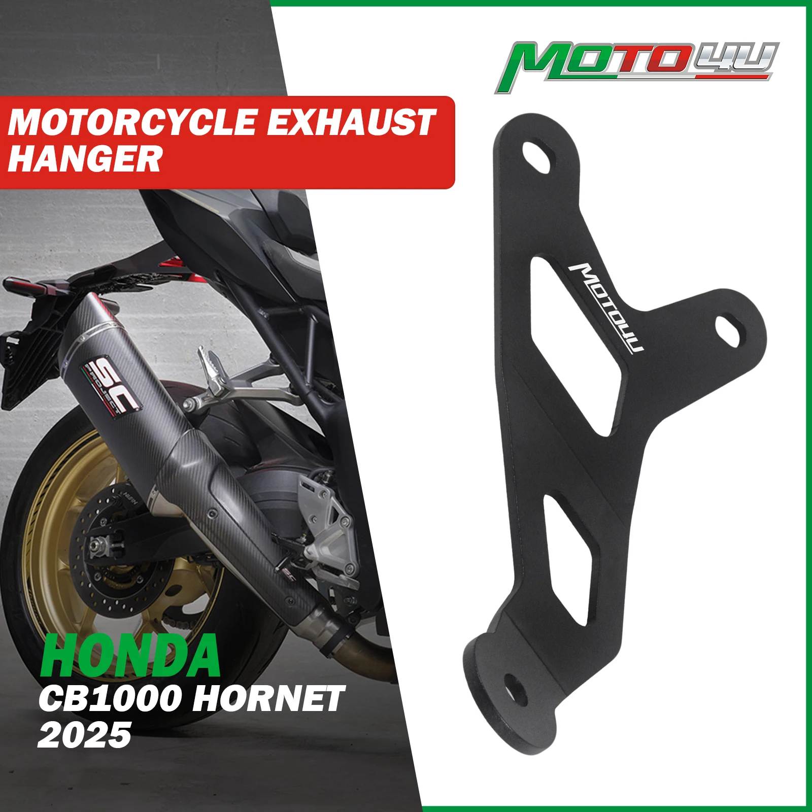 

For Honda CB1000 Hornet SP 2025 Muffler Support Exhaust Fixing Exhaust Hanger Exhaust Holder Hanger Exhaust Bracket Mount