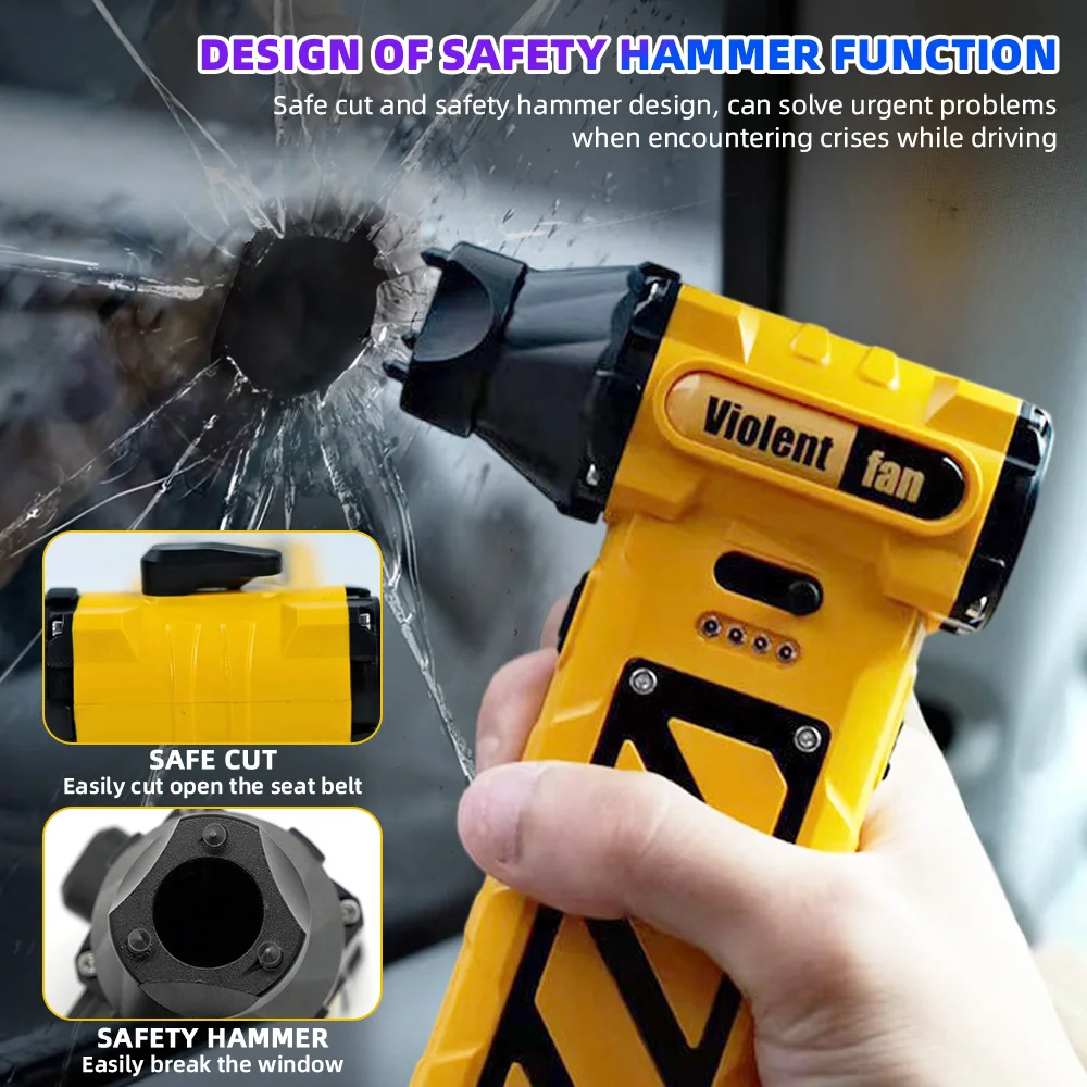 110000 RPM Mini Turbo Jet Fan High Power Airflow Violent Air Blower USB Rechargeable Dust Cleaning Power Tools