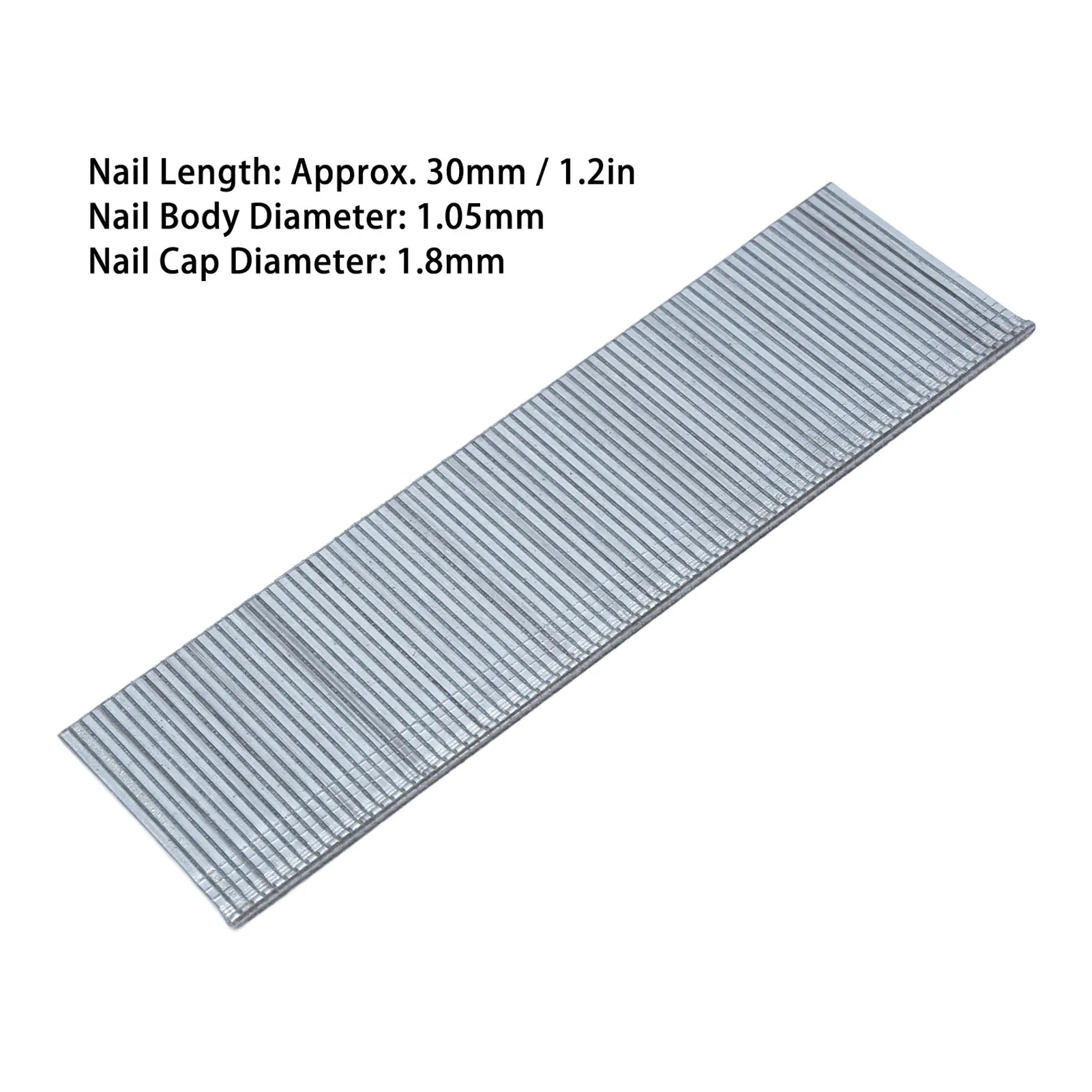 1 Box 3cm Brad Nails Stainless Steel Pin Nails for Building Furniture Making Woodworking Use Brad Nails Concrete Wood Brad Nails