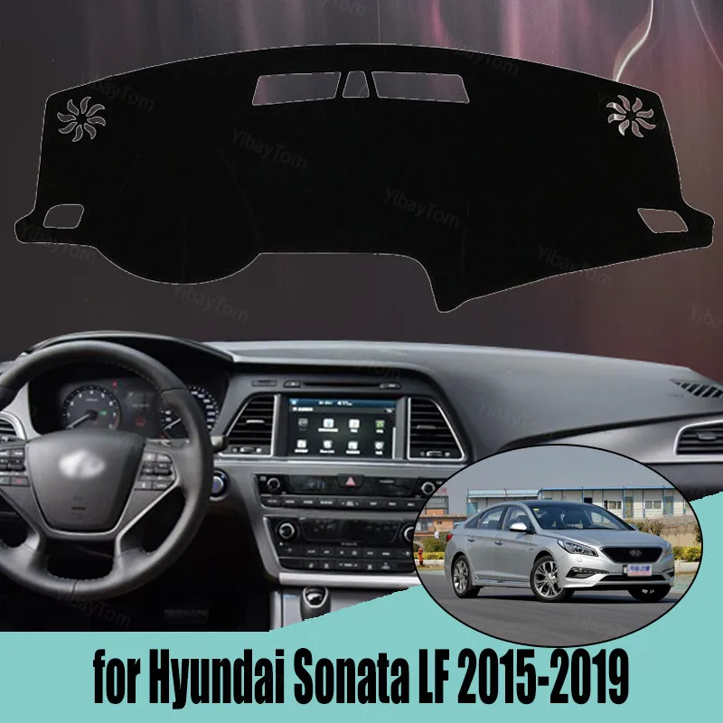 

Для Hyundai Sonata LF 2015-2019 противоскользящий коврик для приборной панели, коврик от солнца, коврик для приборной панели, автомобильные аксессуары, коврик