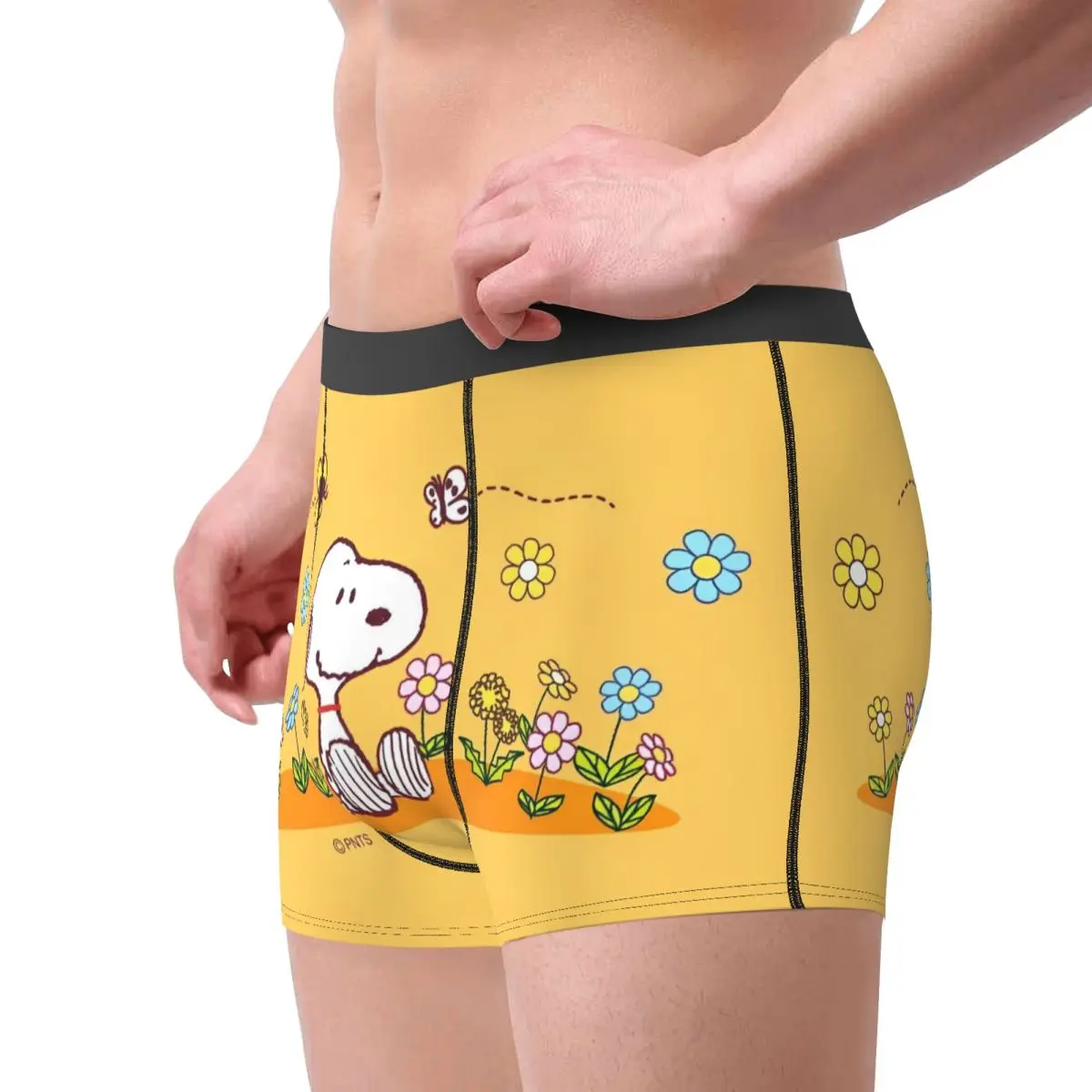 Snoopys กางเกงขาสั้นกางเกงในชุดชั้นในขายร้อนผู้ชาย Boxershorts ตลก Custom Oversize Underpants