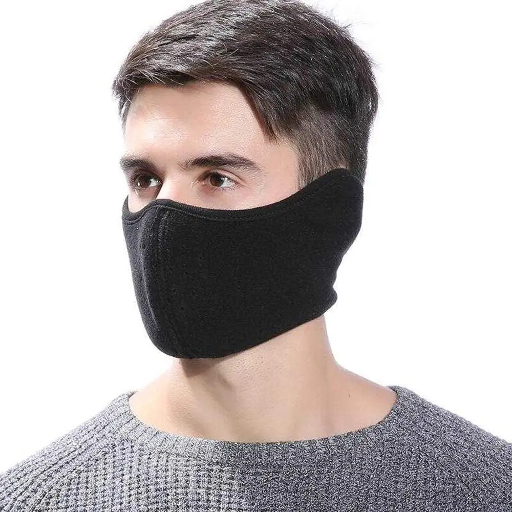 Mens Winter Warm Windproof Face Mask Thick Dustproof Breathable Mouth Cover Cold Weather Protection Outdoor Gear Comfortable