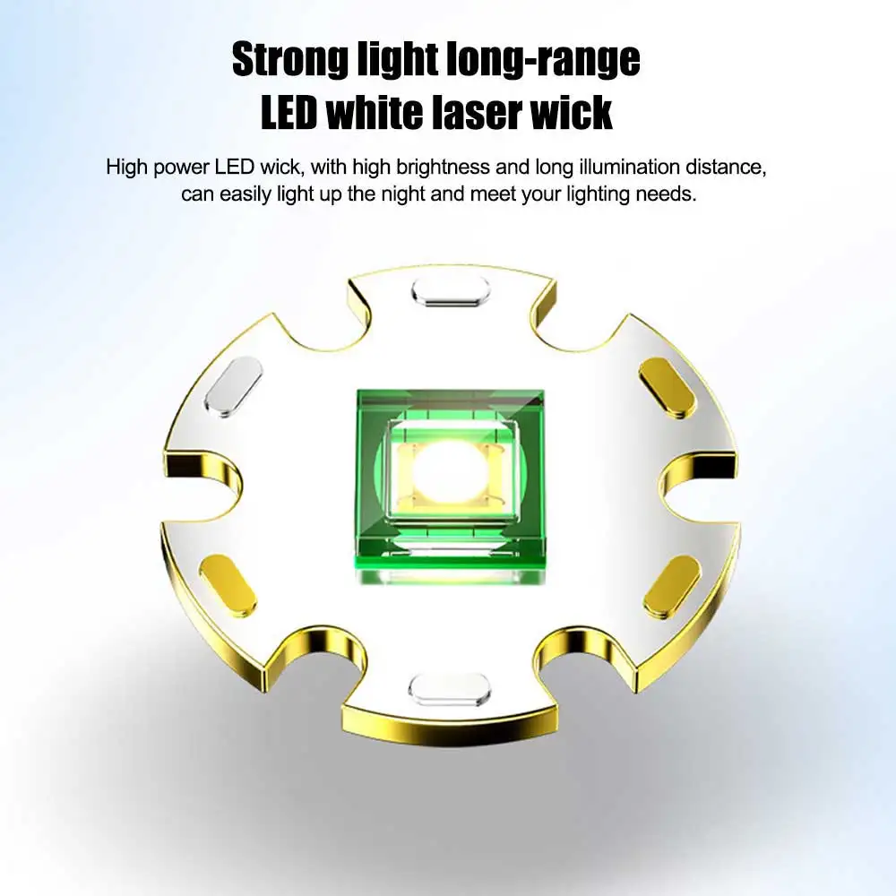 A Mais Poderosa USB Recarregável Lanterna LED, Zoom Tocha, Luz Tática, Longo Alcance, Ultra Poderosa Lanterna De Acampamento