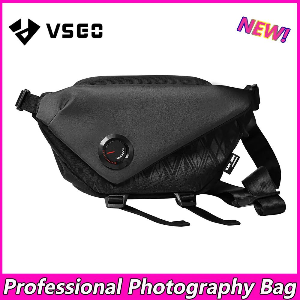 

VSGO Professional Photography Bag Sling Chest Crossbody Bags for Men Women, Micro SLR Digital Camera Switch UAV Photographic Equ