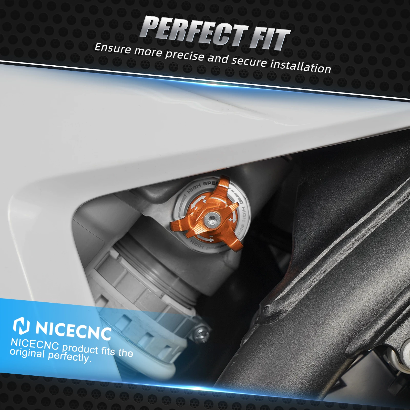 NICECNC For 2024 KTM EXC 300 EXCF 450 350 SX 125 SXF 450 Husqvarna TE300 TE250 GasGas EC 300 EC250 Rear Shock Absorber Adjuster - Image 4