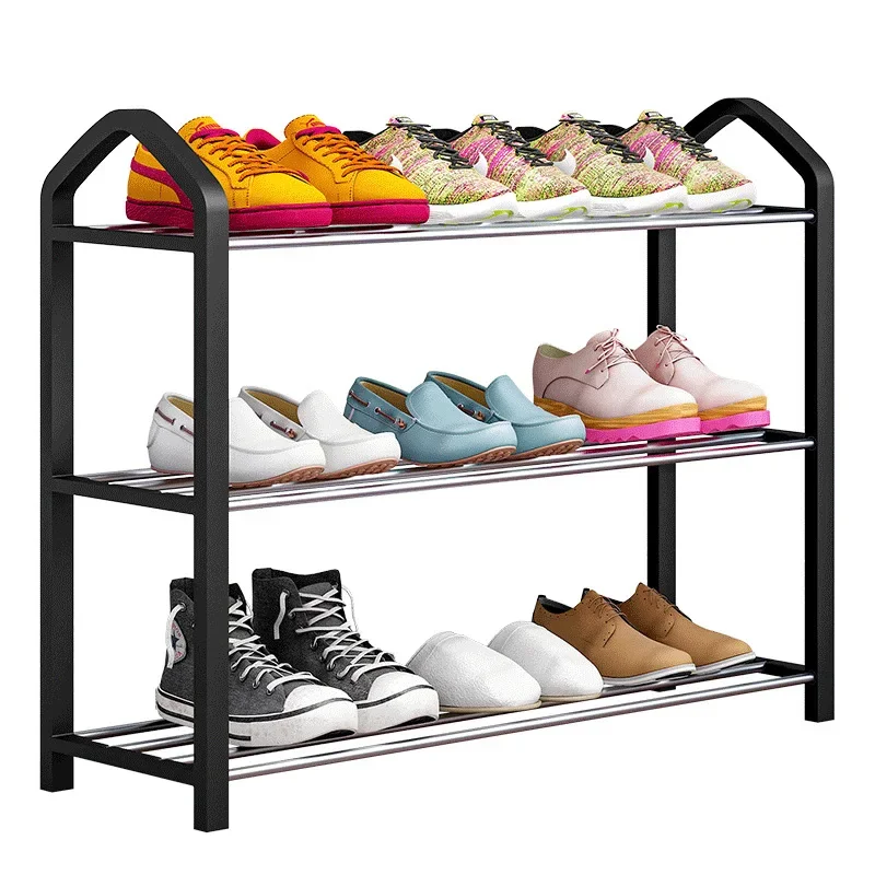Simple Shoe Rack Household Multi-layer Economical Dormitory Door Dust-proof Storage Shoe Cabinet Space-saving Small Shoe Rack