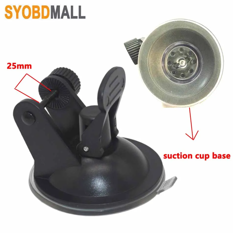 U Type Suction Cup Holder for Car DVR Camera Mount X3000 5E5 5F5 Video Recorder Bracket GPS Stand Cam Holder Sucker Round Base