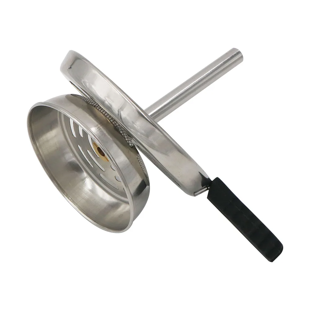 Hookah Charcoal Holder Shisha Charcoal Holder With Big Size Silicone Handle For Hookah Narguile Tobacco Bowl Accessories Gadget