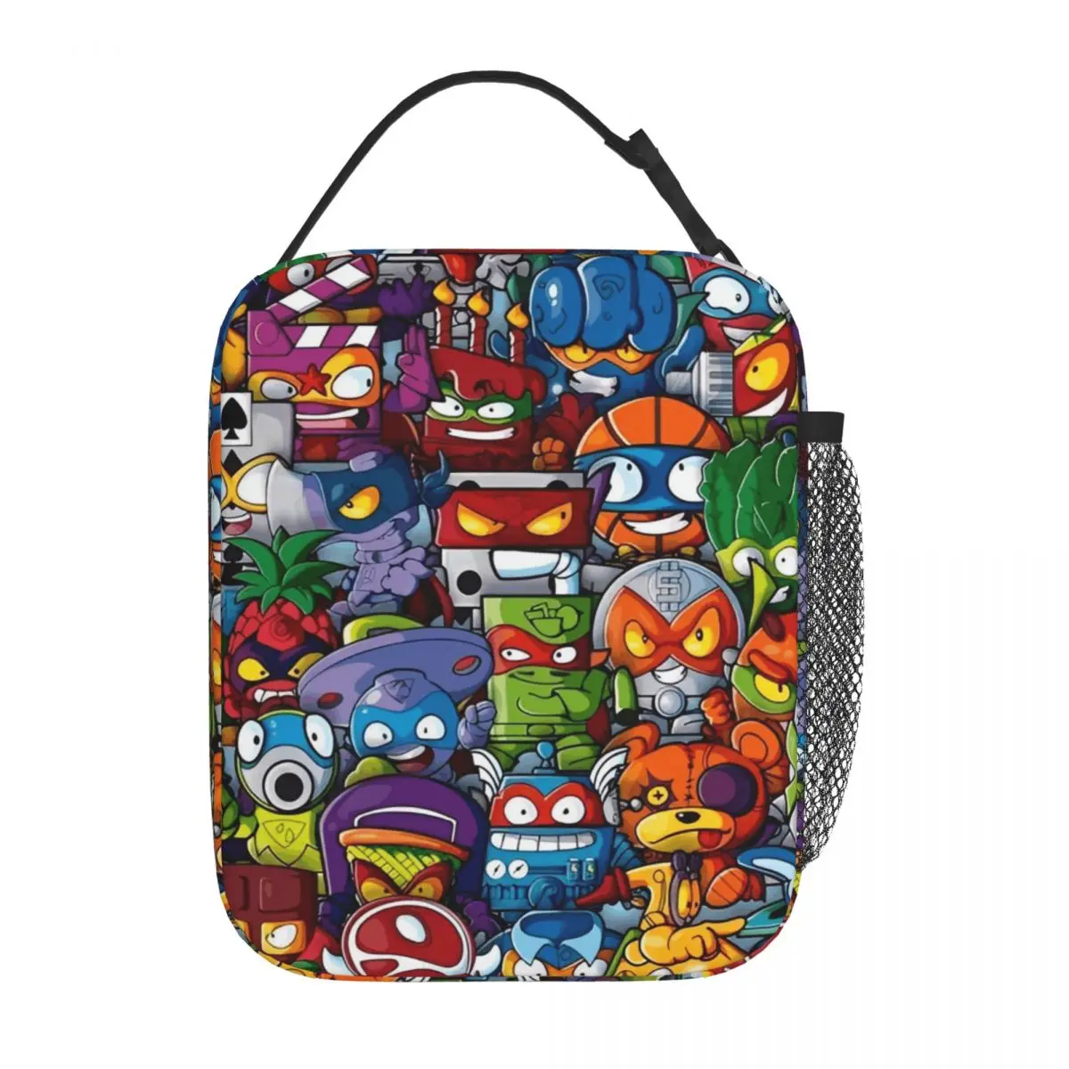 

Super Zings Cartoon Characters Insulated Lunch Bags Large Meal Container Thermal Bag Tote Lunch Box Beach Outdoor Men Women