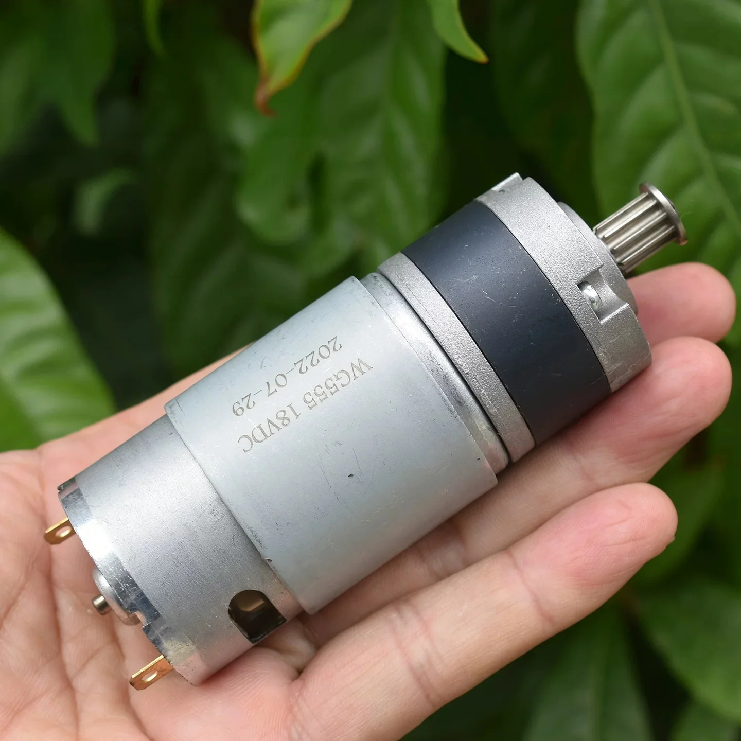 DC 18V 555 Planetary Gearbox Motor Ratio 5:1 1800rpm Ball Bearing For CNC Machine DIY
