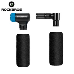 ROCKBROS CO2 Mini Pump Bicycle Fast Air Inflator Portable Hand Pump Schrader & Presta Valve Adapter Cycling MTB Bike Pump