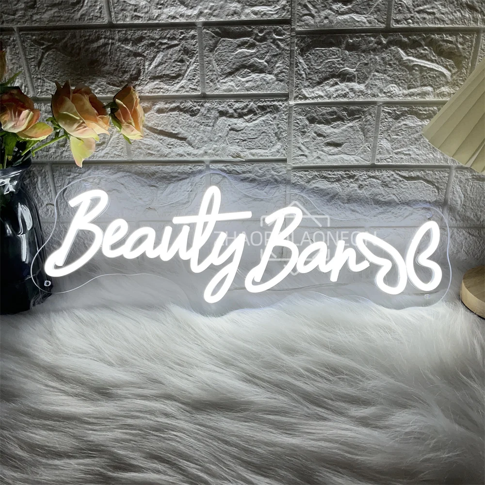 Beauty Bar Neon Led Signs Coffee Home Party Room Wall Art Decor Bar Salon Neon Lights USB Cafe Pub Club Decoration Neon Sign
