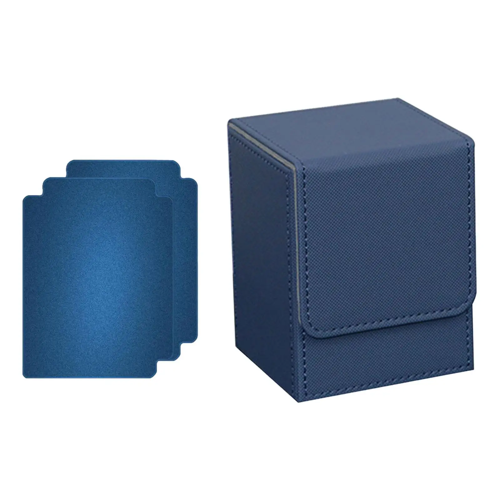 Trading Card Deck Box Lightweight Holds 100 Trading Card Durable with Baffle Holder for TCG Collectible Cards Card