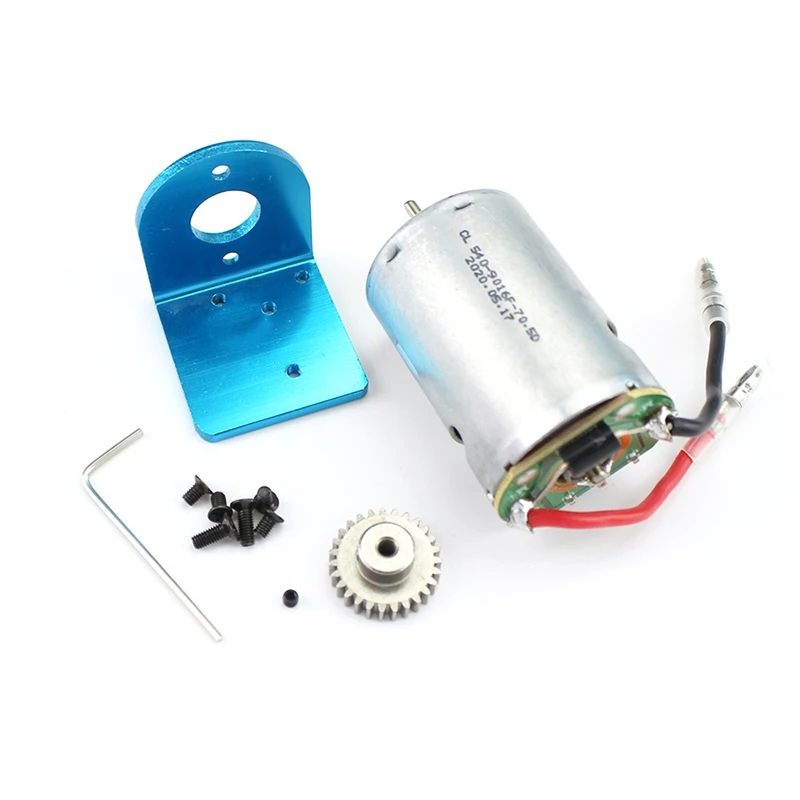 540 Brushed Motor with Mount Base for Wltoys A959-B A959B A969-B A979-B K929-B 1/18 RC Car Upgrade Parts Accessories