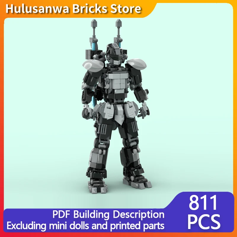 

Armored Combat Mecha Model MOC Building Bricks War Equipment Modular Technology Gifts Holiday Assemble Children Toys Suit