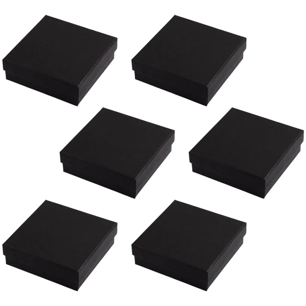 

Набор из 6 портативных подарочных коробок для украшений: легкие и компактные органайзеры для хранения серег, ожерелий, колец и браслетов