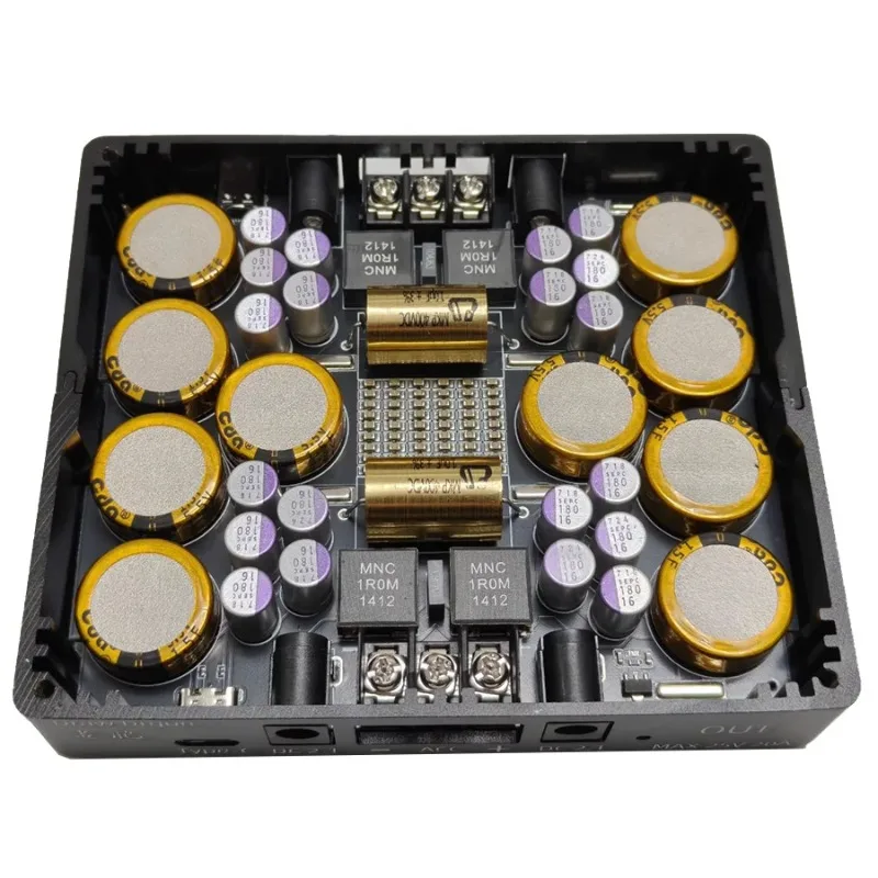 Upgraded Version CNC Case 5V-25V 20A Suitable for Switching Power Supply and Linear Power Supply Sound Card DAC Amplifier