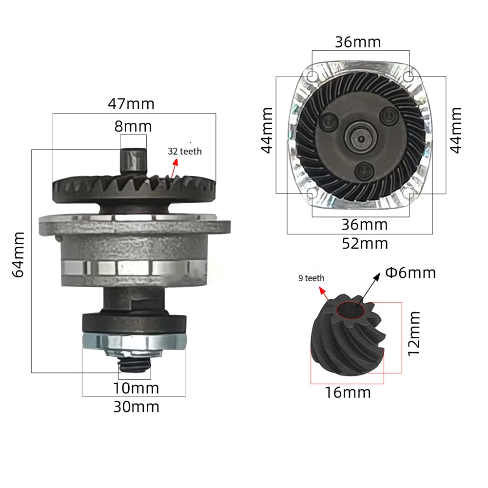 9913 Gear As Picture Angle Grinder Gear Compatible With 100 Type Manual Measurement Deviation For 100 Type Angle Grinder