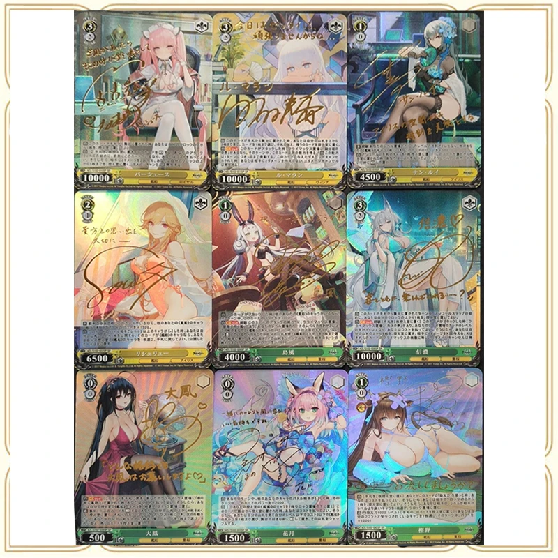 

Anime Goddess Story DIY ACG Hologram Flash Card Fubuki Hancock Rem Nico Robin Boy Game Toys Christmas Birthday Present