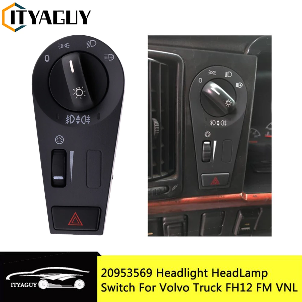 

20942844 20953569 20466302 Fog Light Head Lamp Headlight Switch Button For Volvo Truck FH12 FM VNL 2004-2015 20466306 50-104-003