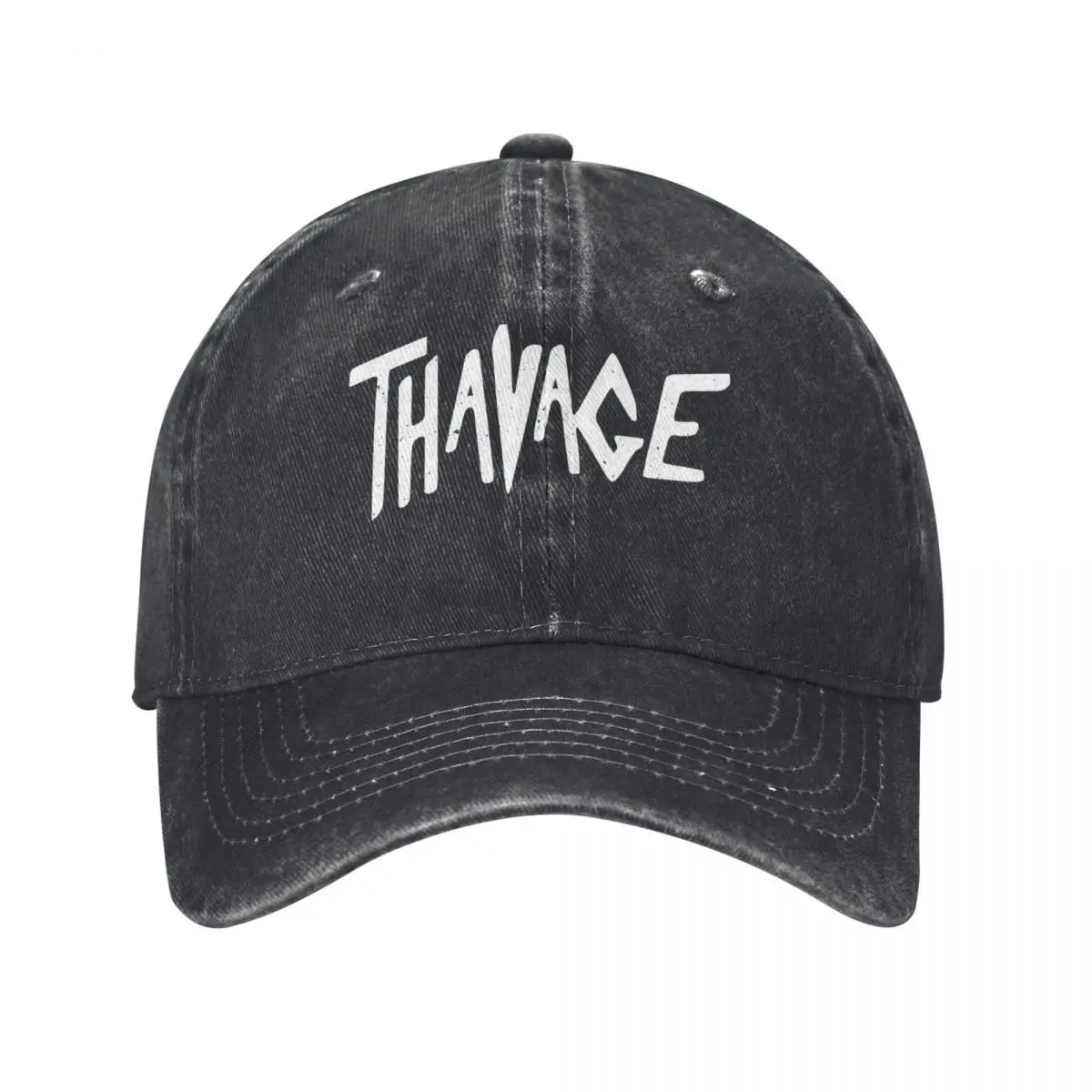 Classic Thavage CBUM Baseball Cap Unisex Style Distressed Denim Washed Headwear Muscular Gym Outdoor Workouts Caps Hat