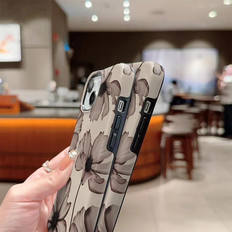 Liebhaber-Doppelschicht-Vollkanten-Schutzhülle für iPhone 17 Promax 16 Plus 15 Pro 14 Max 13 12 Mini 11 Handyhülle – Detail 9