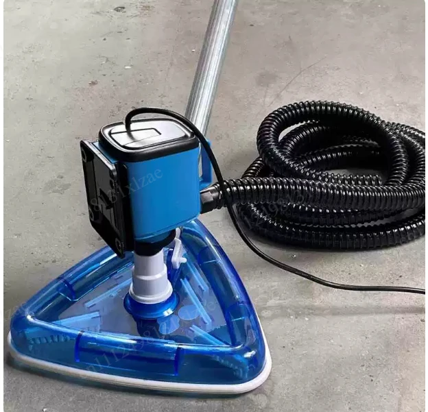Portable Pond Pool Vacuum Cleaner, Underwater Sludge & Fish Waste Suction Machine for Water Bottom Maintenance
