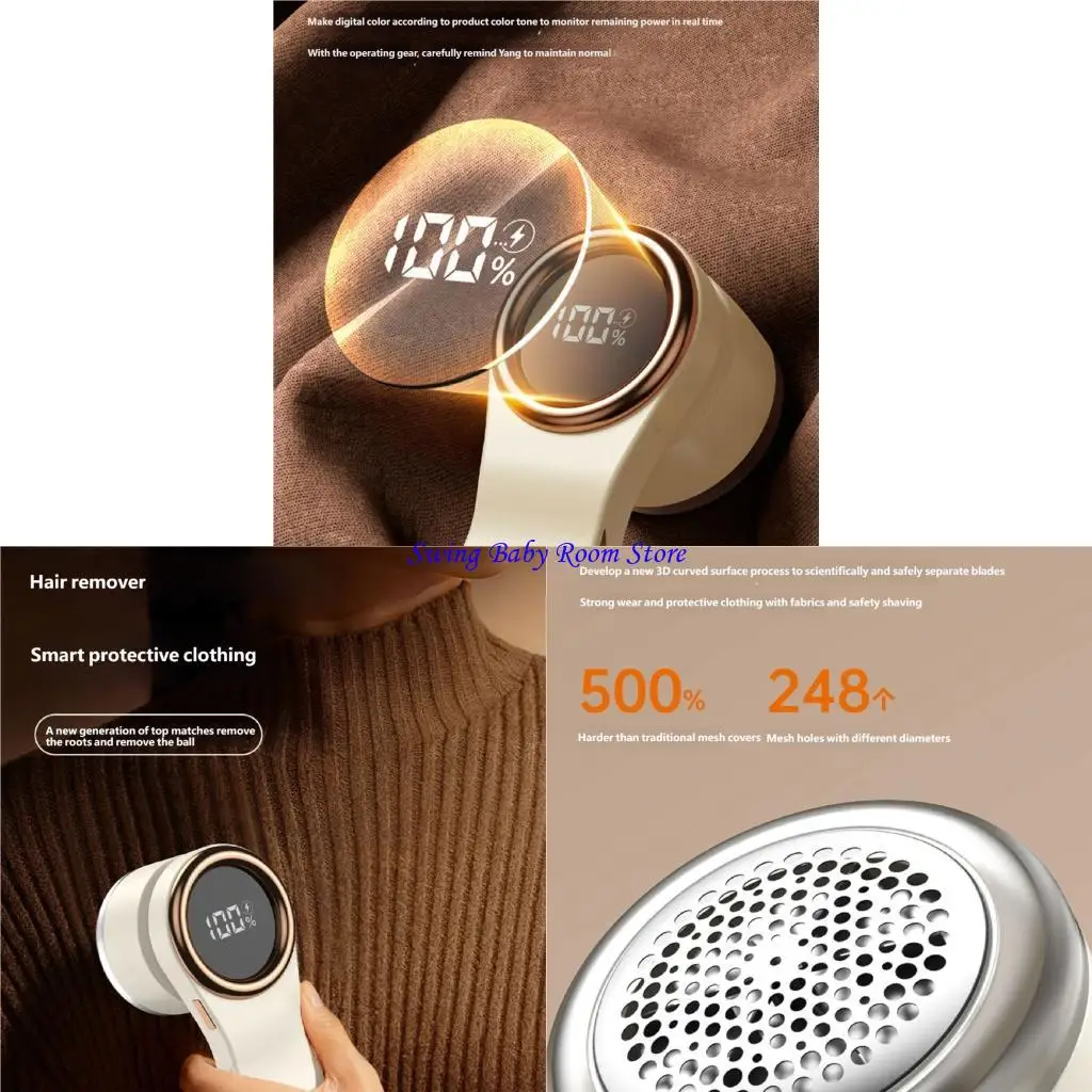 K1AD Electric Lint Shaver Rechargeable Portable Electric Lint Remover Strong Lint
