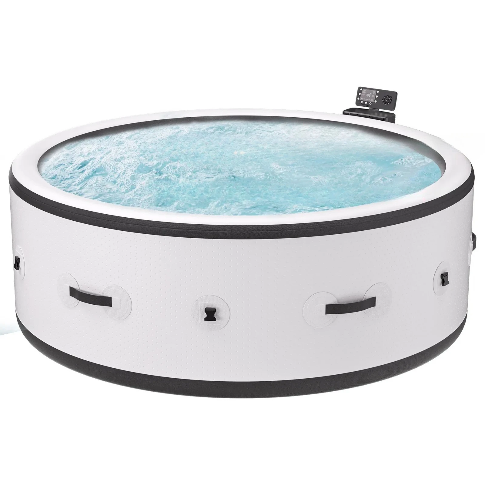 Customizable Inflatable SPA Jacuzzi Pool Automatic Heated Heated Hot Tub Wave Bubble Massage Pool