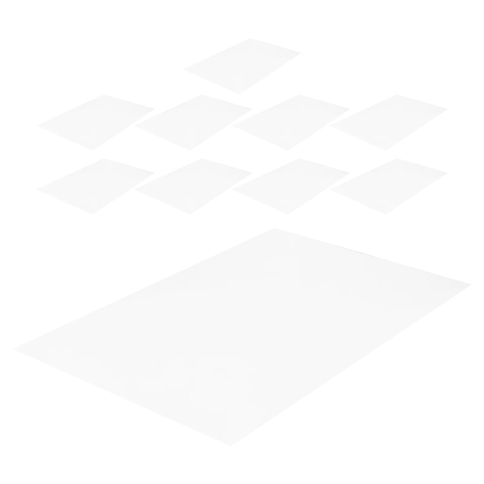 

10pcs Copying Board Drawing Tablet Painting Template Tool Mat Pvc Three dimensional Pen Stencil Graffiti Pad 3D Accessory